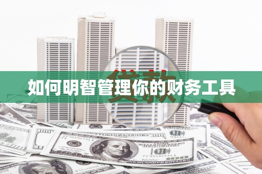 大树如何明智管理你的财务工具