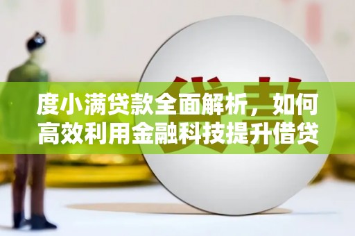大树度小满贷款全面解析，如何高效利用金融科技提升借贷体验