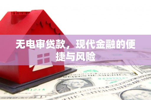 大树无电审贷款，现代金融的便捷与风险
