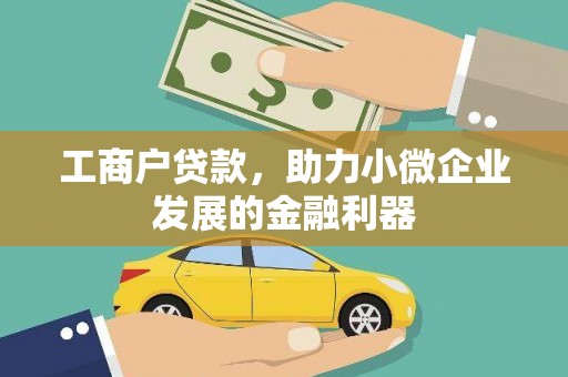 大树工商户贷款，助力小微企业发展的金融利器
