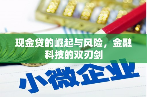 大树现金贷的崛起与风险，金融科技的双刃剑