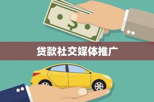 大树贷款社交媒体推广